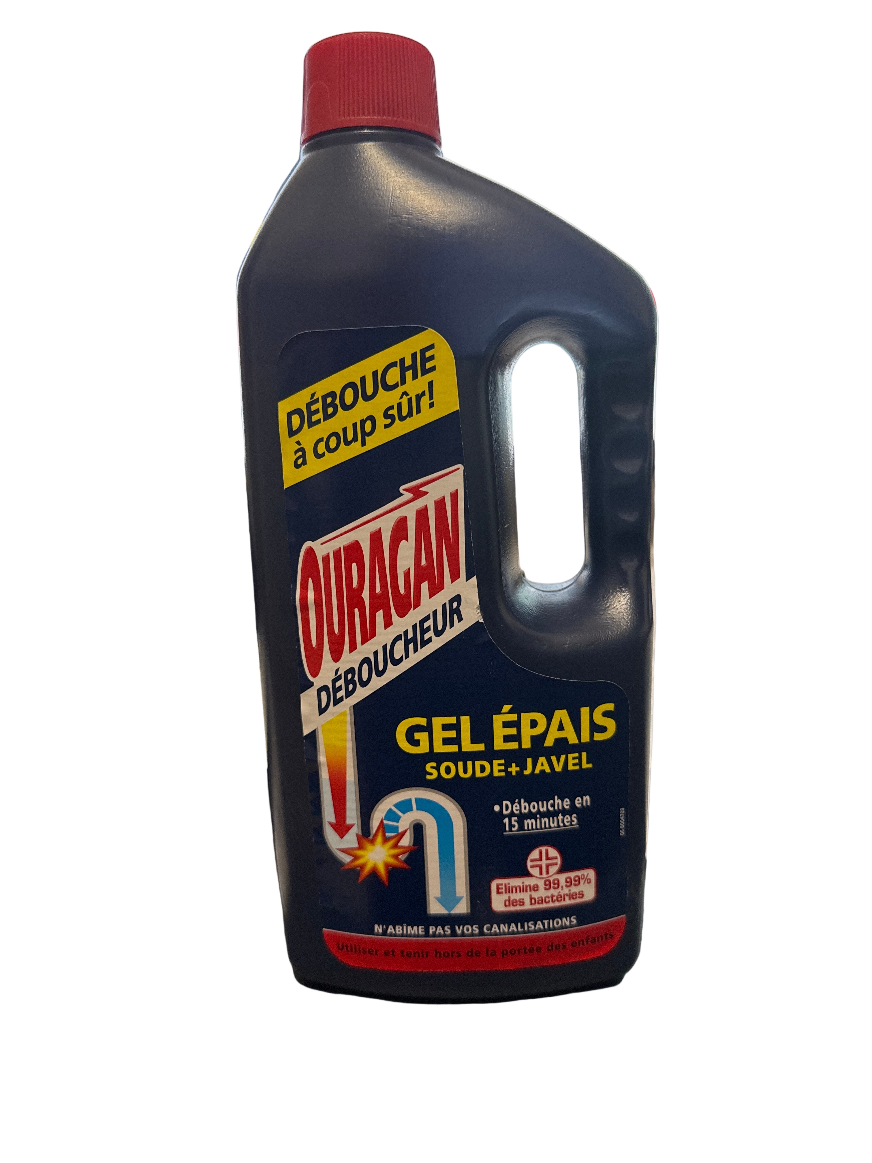 OURAGAN Déboucheur – Gel Épais Maxi Format