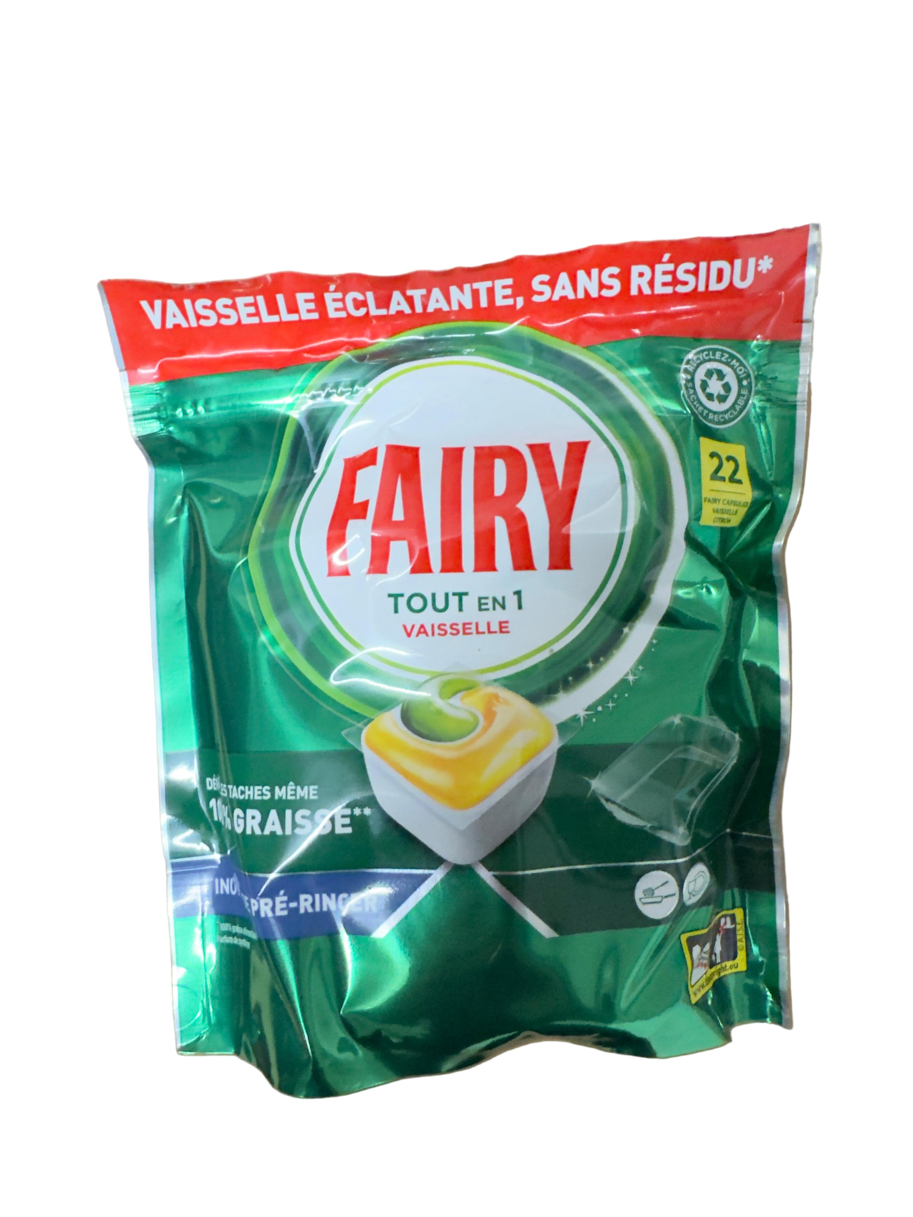 Fairy – Capsules Lave-Vaisselle - 22 lavages