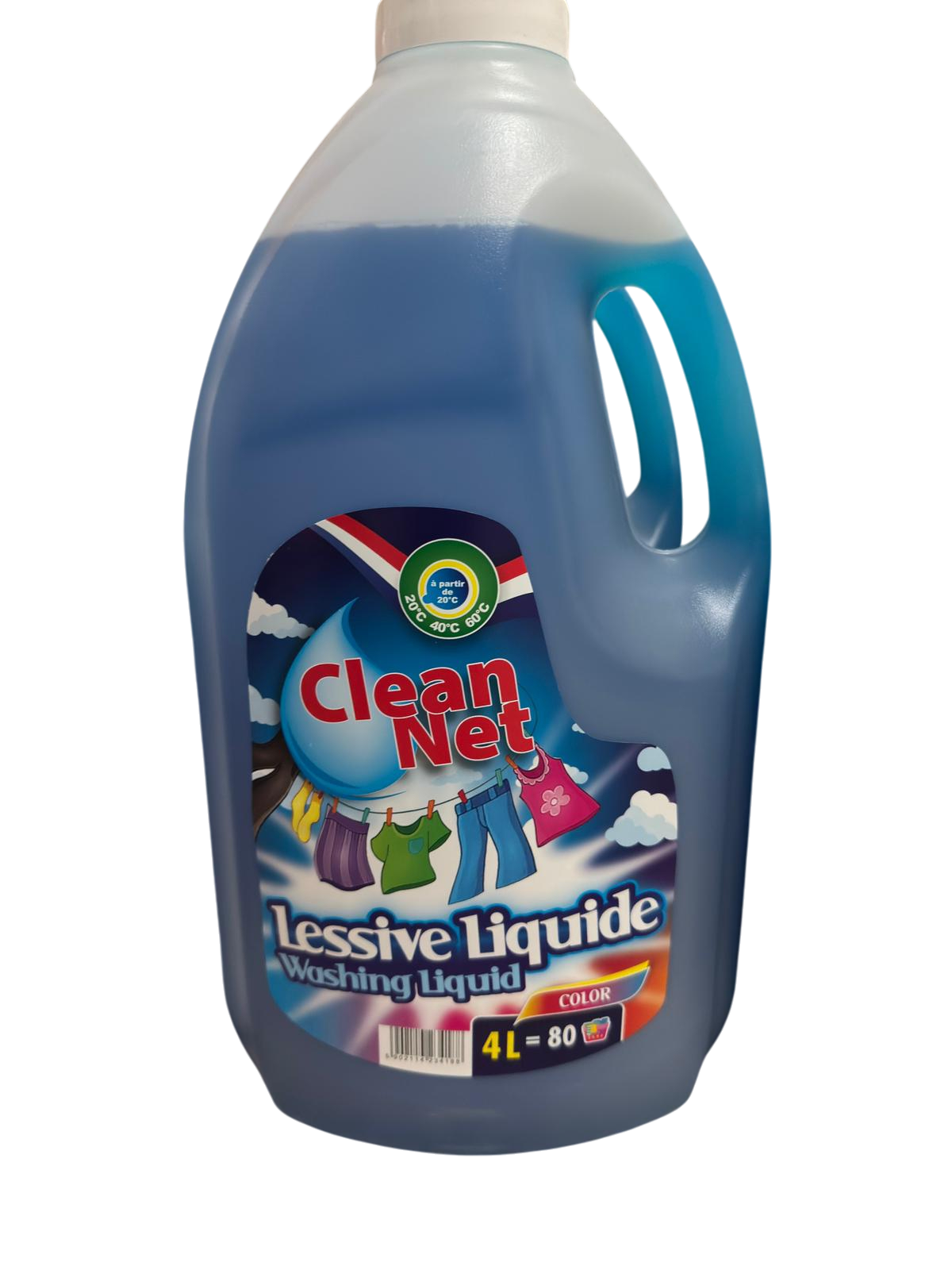 Lessive Liquide Couleur - Clean Net - XXL