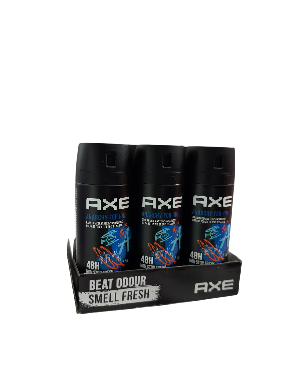 Lot de 6 - AXE Anarchy For Him - Déodorant 150ml